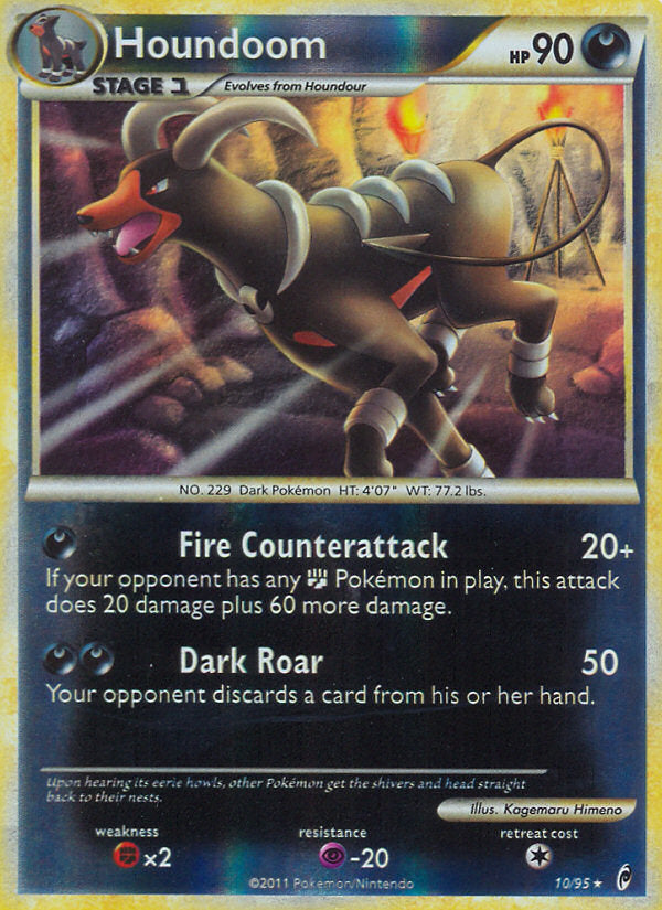Call of Legends Houndoom #10/95 reverse holo
